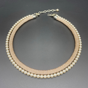 Ivory round necklace